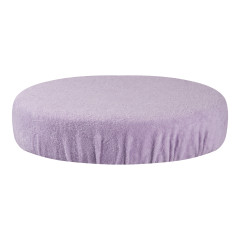 Copri sgabello in spugna viola