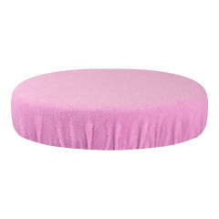 Copri sgabello in spugna rosa