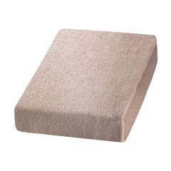 Lenzuolo in spugna beige