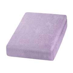 Lenzuolo di spugna viola