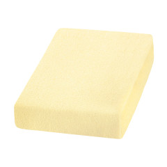 Lenzuolo giallo in spugna