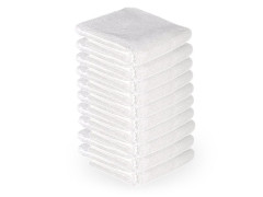 Asciugamano in microfibra 73 x 40 cm 10 pz. bianco