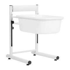Piscina per pedicure regolabile in altezza bianco
