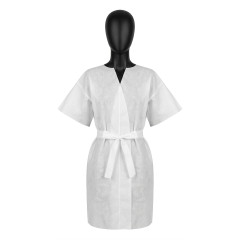 Accappatoio monouso a maniche corte