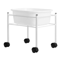 Piscina per pedicure bianca dritta