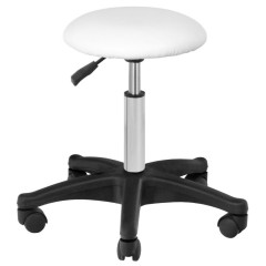 Sgabello cosmetico AM-312 bianco