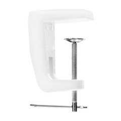 Supporto da tavolo per lampada d'ingrandimento bianco
