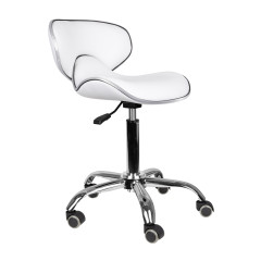 Sgabello cosmetico Gabbiano Q-4599 bianco