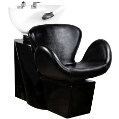Lavabo per parrucchieri Gabbiano Amsterdam nero
