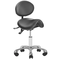 Sgabello cosmetico Giovanni 1025 nero