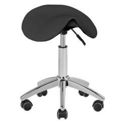 Sgabello cosmetico AM-302 nero
