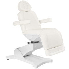 Azzurro 869A poltrona cosmetica elettrica a 4 motori rotanti bianco