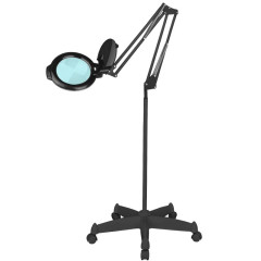 Lampada d'ingrandimento a led Glow Moonlight 8013/6" nero con treppiede