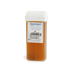 Quickepil cera depilatoria in rotolo mel naturale 110 g