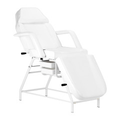 Poltrona cosmetica 557A con vassoi bianchi