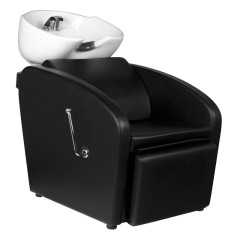 Gabbiano lavabo per parrucchieri Bergen nero