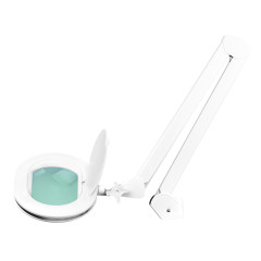 Elegante lampada d'ingrandimento 6028 60 led smd 5d per tavolo reg. intensità luminosa