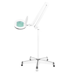 Elegante 6028 60 led smd 5d lampada d'ingrandimento con treppiede reg. intensità luminosa