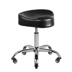Sgabello per parrucchieri Gabbiano A450 nero 