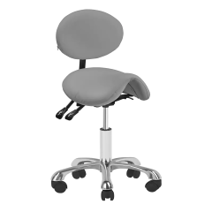 Sgabello cosmetico Giovanni 1025 grigio