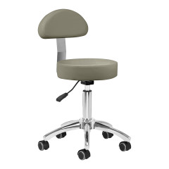 Sgabello cosmetico AM-304 grigio