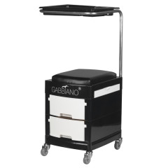 Pedicure helper - sgabello per pedicure 16 plus bianco/nero 
