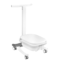 Vassoio per pedicure comfort su ruote con funzione di sollevamento