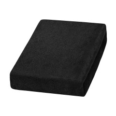 Lenzuolo nero in spugna