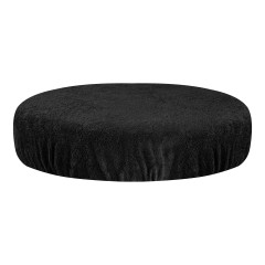 Copri sgabello in spugna nero