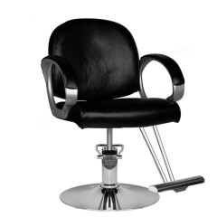 Sedia per parrucchieri Hair System HS00 nero 