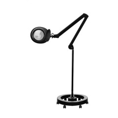 Elegante 6025 60 led smd 5d nero lampada d'ingrandimento con treppiede