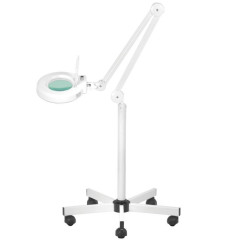 Lampada d'ingrandimento a led S5 + supporto a led intensità luminosa regolabile bianco
