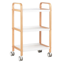 Tavolo cosmetico HS-09 legno - bianco