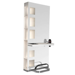 Consolle per parrucchieri Gabbiano B058 perla