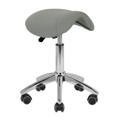 Sgabello cosmetico AM-302 grigio