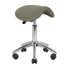 Sgabello cosmetico AM-302 grigio