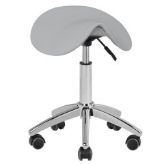 Sgabello cosmetico AM-302 grigio