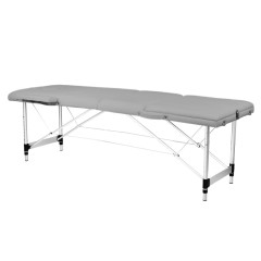 Lettino da massaggio pieghevole in alluminio comfort Activ Fizjo 3 segmenti grigio