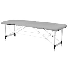 Balance Lettino da massaggio pieghevole in alluminio 2 segmenti grigio