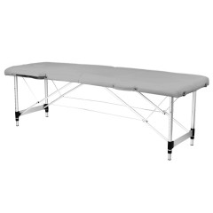 Lettino da massaggio pieghevole in alluminio comfort Activ Fizjo 2 segmento grigio