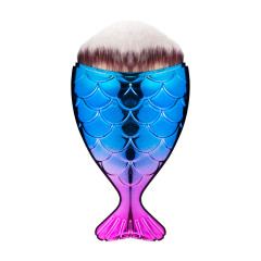 Pennello per spolverare la polvere di pesce blu-viola
