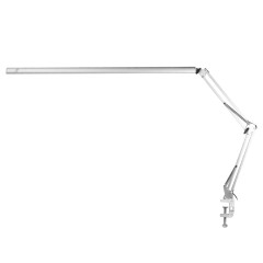 Lampada di trattamento a led all4light linea ciglia 2 argento con supporto