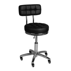 Sgabello cosmetico AM-877 nero