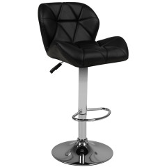 M01 sgabello trapuntato regolabile nero