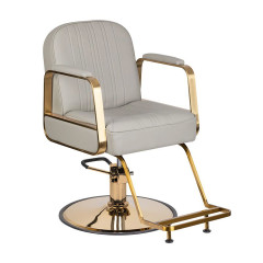 Poltrona per parrucchieri Gabbiano Acri oro - beige