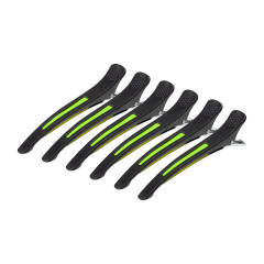 Fermagli per parrucchieri E-13 6 pz. 11,5 cm mix neon