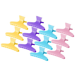 Fermagli per capelli a granchio E-47 12 pezzi, 8,2 cm colore misto