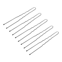 Arricciatori per capelli per parrucchieri E-65 300 pz. 7 cm nero
