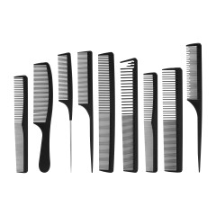 Set di pettini in carbonio N-20 9 pezzi.