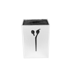 Supporto per forbici da parrucchiere argento